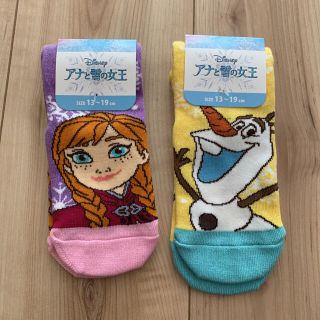 アナトユキノジョオウ(アナと雪の女王)の【新品】アナ雪 ソックス 13-19(靴下/タイツ)