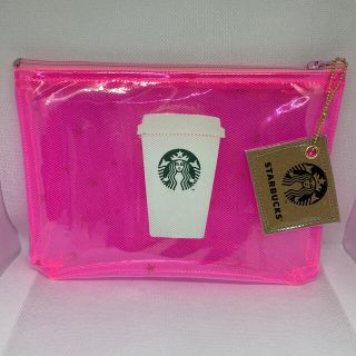 スターバックスコーヒー(Starbucks Coffee)のスタバ　リメイク ポーチ　ピンク(ポーチ)