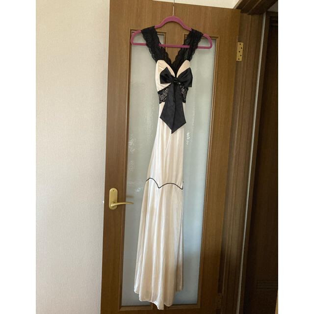 キャバドレス　ゴールド&ブラック　レース　値下げ レディースのフォーマル/ドレス(ミニドレス)の商品写真