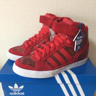 アディダス ハイカットスニーカー スニーカー レディース レッド 赤色系 の通販 17点 Adidasのレディースを買うならラクマ