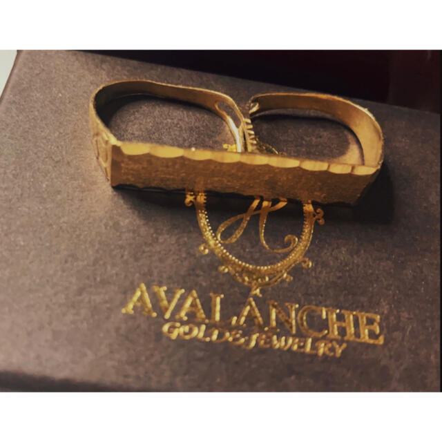 AVALANCHE(アヴァランチ)のAVALANCHE 2連RING メンズのアクセサリー(リング(指輪))の商品写真