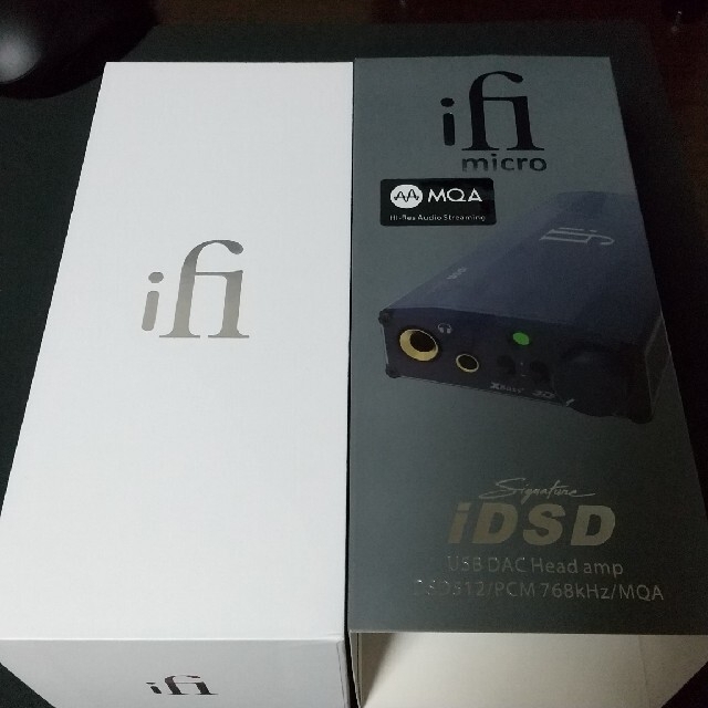 【時間指定不可】 iFi micro iDSD Signature ヘッドフォンアンプ ヘッドフォン/イヤフォン
