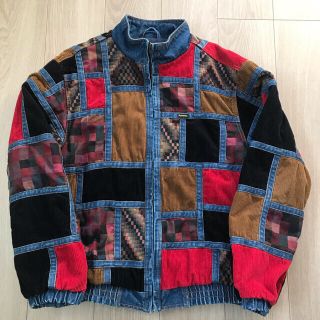 シュプリーム(Supreme)の【新品】Supreme CorduroyPatchworkDenimJacket(Gジャン/デニムジャケット)