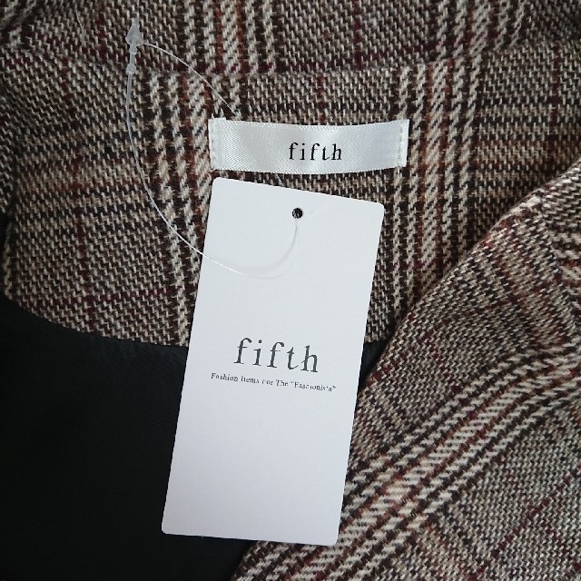 fifth(フィフス)の●Ⅰフィフス 未使用タグ付き チェックテーラードジャケット レディースのジャケット/アウター(テーラードジャケット)の商品写真