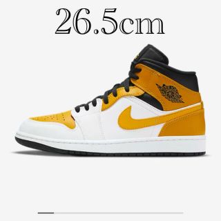 ナイキ(NIKE)のJORDAN1 MID 26.5 "UNIVERSITY GOLD"(スニーカー)