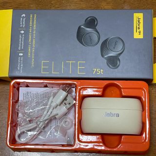 輸入品 美品 JABRA ELITE 75t ｼﾞｬﾌﾞﾗ Bluetooth(ヘッドフォン/イヤフォン)