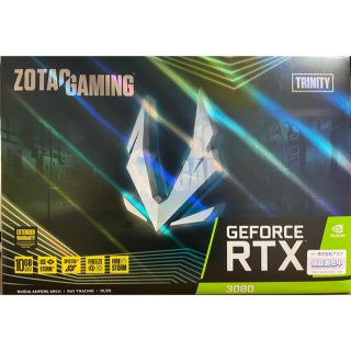 エイスース(ASUS)のzotac rtx3080 trinity 美品(PCパーツ)