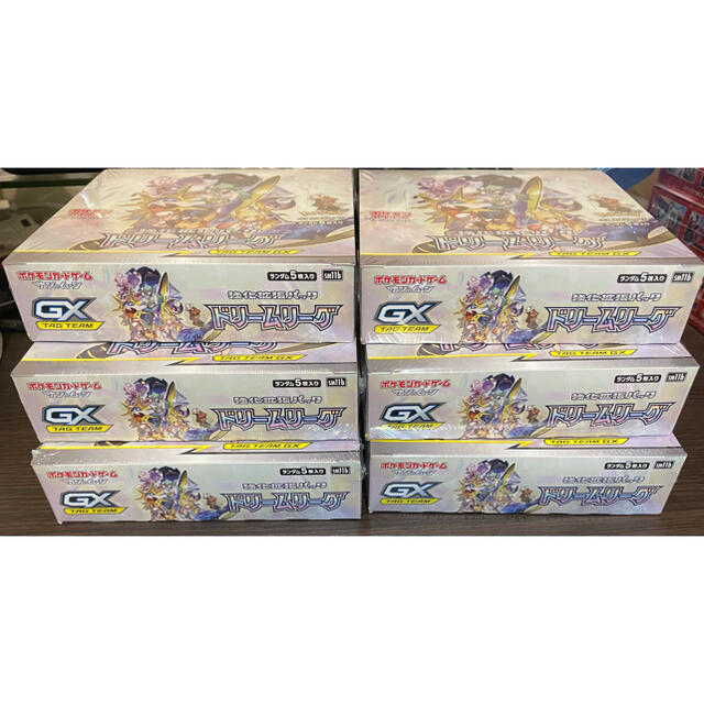 ポケモン - 【シュリンク付】ポケモンカードゲームサン＆ムーン ドリームリーグ×6BOX