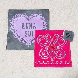 アナスイ(ANNA SUI)の《未使用》ANNA SUI ポケットタオルハンカチ(ハンカチ)