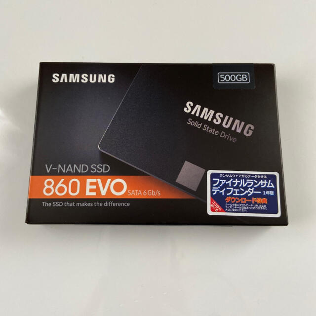 未開封・新品　SSD500GB SAMSUNG 860EVO