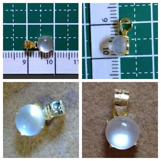 ロイヤルブルームーンストーン ネックレストップ レディースのアクセサリー(ネックレス)の商品写真