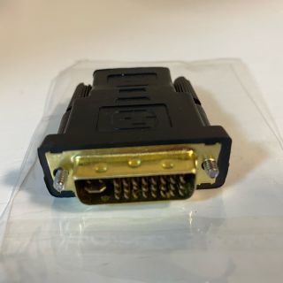 変換アダプタ　HDMI to DVI-I(映像用ケーブル)