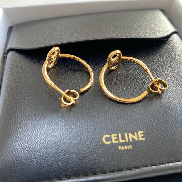 celine   ラスト１新品CELINE マイヨン トリオンフ フープ 両耳用