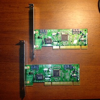 【中古】SATA PCIボード 2個セット(PCパーツ)