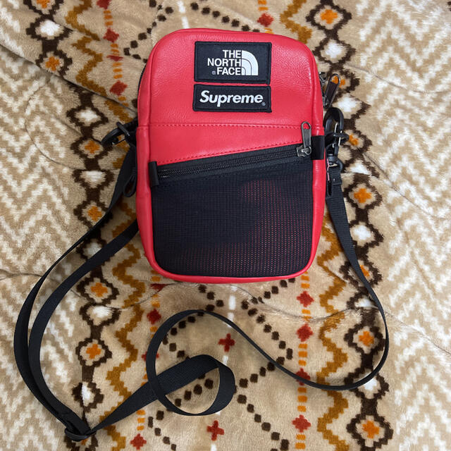 Supreme North Face Leather Shoulder Bag