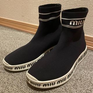 ミュウミュウ(miumiu)のミュウミュウ　ソックススニーカー(スニーカー)