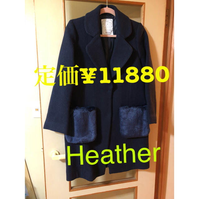 heather(ヘザー)のHeather  チェスター コート　アウター　レディース レディースのジャケット/アウター(チェスターコート)の商品写真