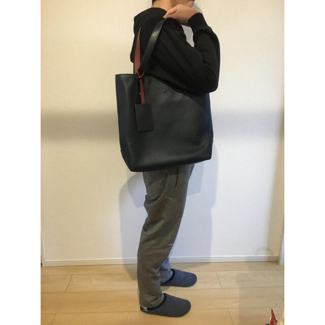 BURBERRY BLACK LABEL(バーバリーブラックレーベル)の【にゃおんさんさん専用】レザートートバッグ メンズのバッグ(トートバッグ)の商品写真