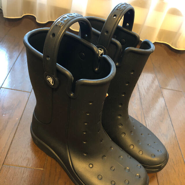 crocs(クロックス)の長靴 レインシューズ キッズ レディース クロックス キッズ/ベビー/マタニティのキッズ靴/シューズ(15cm~)(長靴/レインシューズ)の商品写真