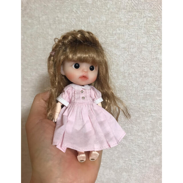 オリジナル人形　創作ドール　サーニット粘土人形　オビツボディ