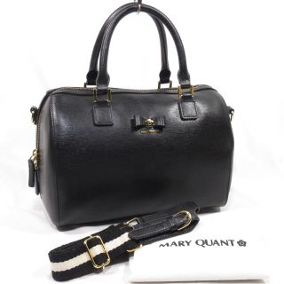 美品■MARY QUANT ハンドバッグ 2way ショルダーバッグ 保護袋有り