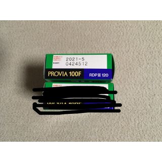 フジフイルム(富士フイルム)の新品 PROVIA100F ブローニー FUJIFILM 1箱(フィルムカメラ)