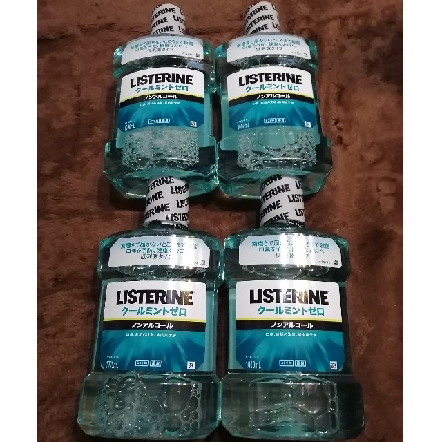 LISTERINE(リステリン)のリステリン　クールミントゼロ　1000ml×4本 コスメ/美容のオーラルケア(マウスウォッシュ/スプレー)の商品写真