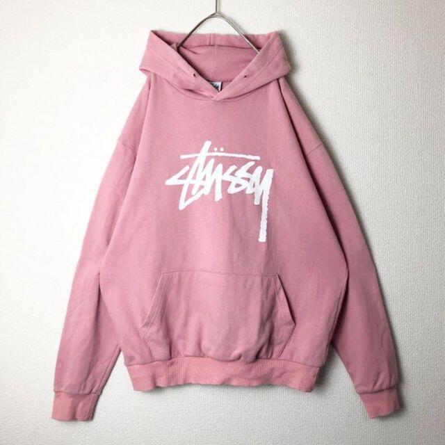 STUSSY(ステューシー)の古着 ステューシー パーカー でかろご レディースのトップス(パーカー)の商品写真