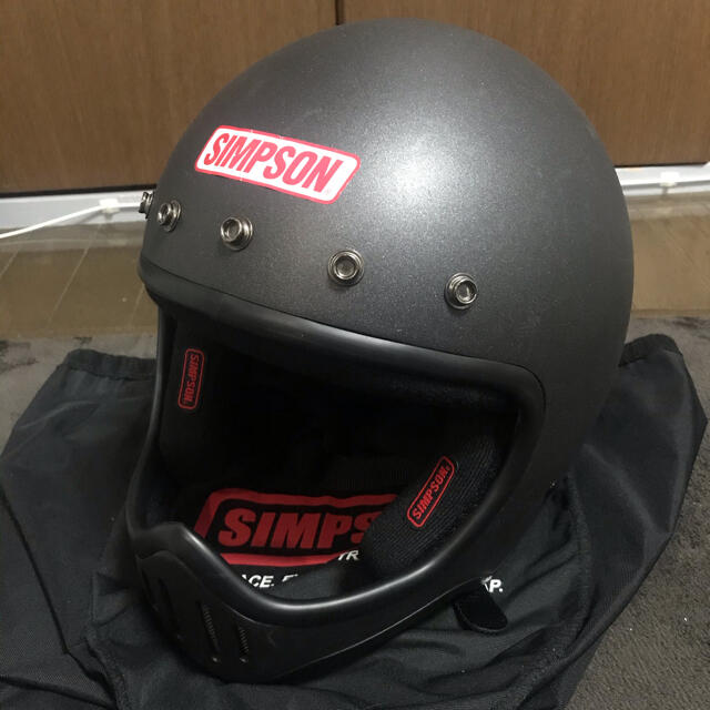 SIMPSONブラックM50専用オプションバイザープレゼントSG規格送料代引き