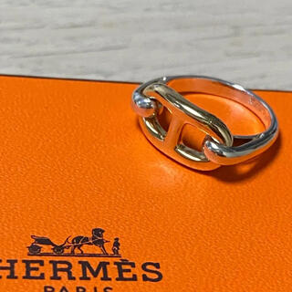 エルメス(Hermes)の新品仕上げ エルメス アンシェネ シェーヌダンクル リング 指輪 コンビ(リング(指輪))