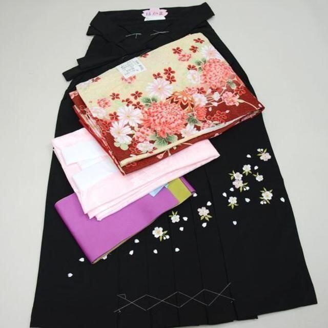 二尺袖 着物 袴フルセット 袴色・ 袴サイズ選択　お直込　NO16017
