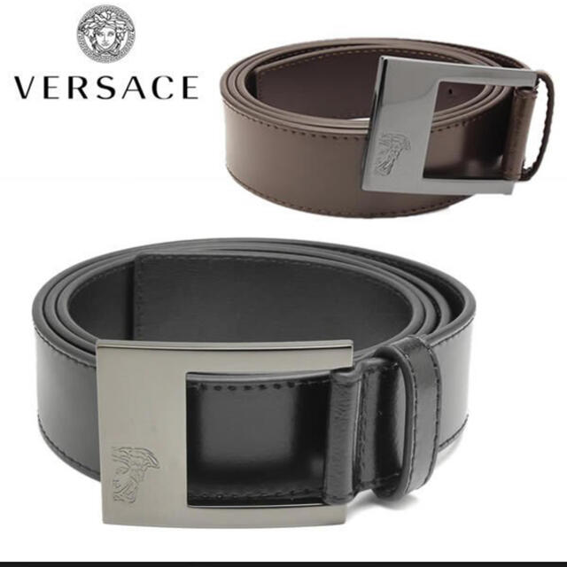 新品] ヴェルサーチ VERSACE ベルト ブラウン VM00046