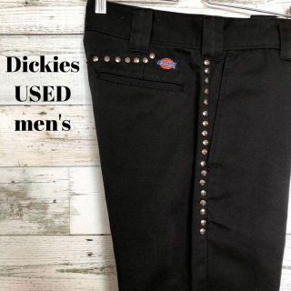 ディッキーズ(Dickies)のDickies ディッキーズ　メンズ　チノパン　スタッズ付き　ブラック(チノパン)