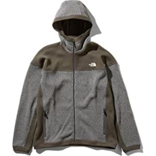 ザノースフェイス(THE NORTH FACE)のTHE NORTH FACEザノースフェイス ニットパーカー メンズM新品グレー(パーカー)