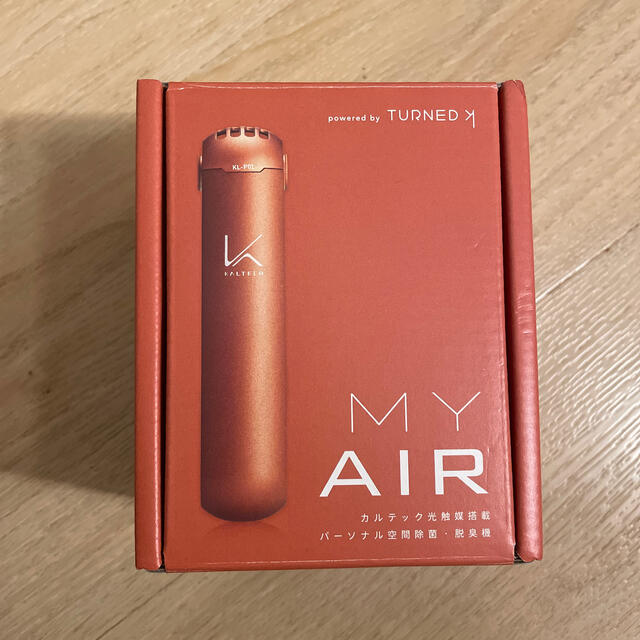 カルテック MY AIR パーソナル空間除菌・脱臭機 New Arrival 6200円