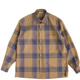 コモリ(COMOLI)のAURALEE SUPER LIGHT WOOL CHECK SHIRTS(シャツ)