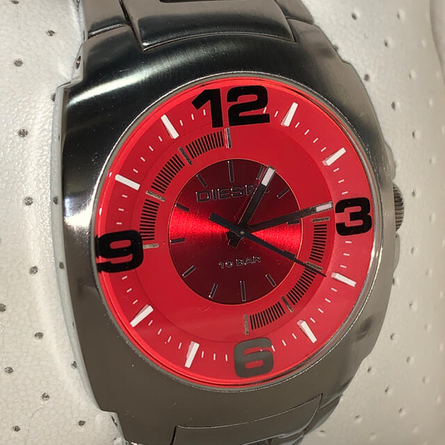 【DR】2 diesel赤い文字盤腕時計ご確認画像