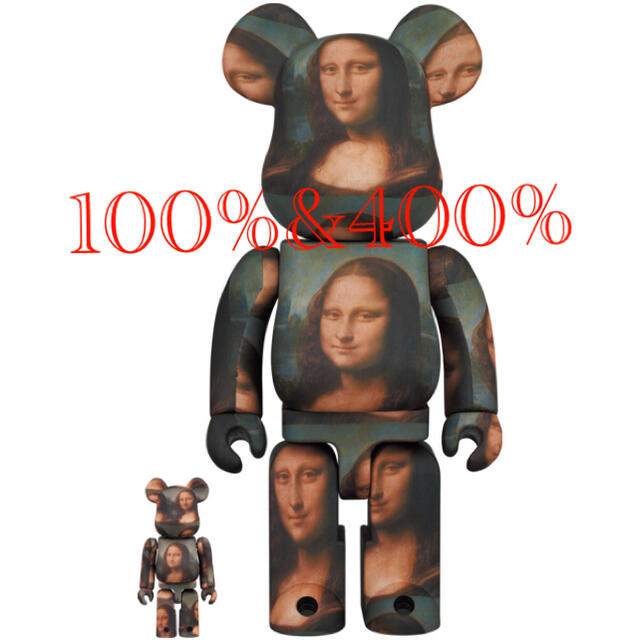 BE@RBRICK LEONARD DE VINCI Mona Lisaフィギュア