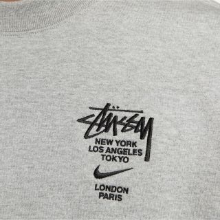 ステューシー(STUSSY)の新品 nike stussy スウェット XS ナイキ ステューシー トレーナー(スウェット)