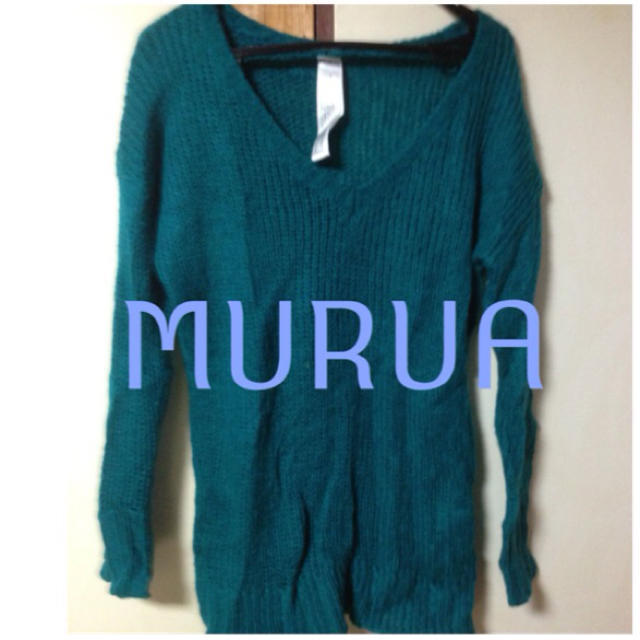 MURUA(ムルーア)のMURUA  グリーンニット レディースのトップス(ニット/セーター)の商品写真