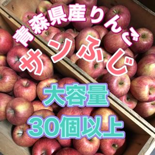 たっぷり　青森県産りんご　サンふじ　家庭用(フルーツ)