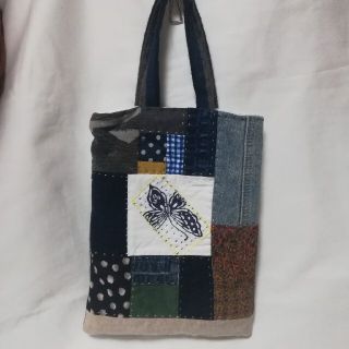 ハンドメイド　リメイク　バッグ　かばん(バッグ)