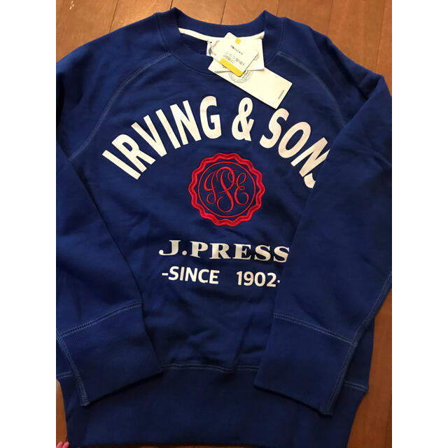 J.PRESS(ジェイプレス)のJ.press 新品タグ付きトレーナー140cm キッズ/ベビー/マタニティのキッズ服男の子用(90cm~)(その他)の商品写真