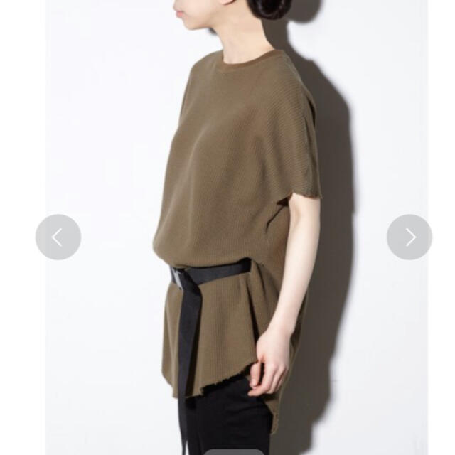 pameo pose THERMAL BELTED TOP 新品未使用 カーキ