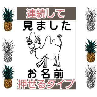 見ました ラクダさん 浸透印 シャチハタ はんこ スタンプ 判子 ハンコ 印鑑(はんこ)