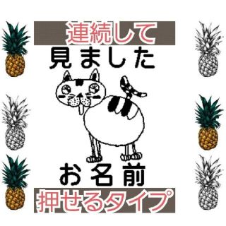 見ました ねこさん 浸透印 シャチハタ はんこ スタンプ 判子 ハンコ 印鑑(はんこ)