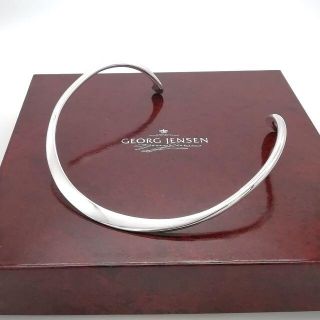 ジョージジェンセン(Georg Jensen)の希少 美品 ジョージジェンセン チョーカー シルバー ネックレス tt40(ネックレス)