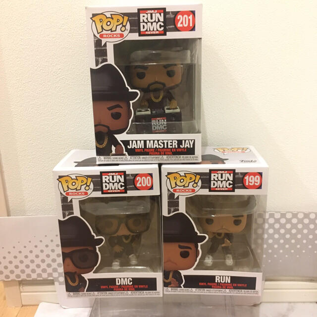 限定FUNKO POP!  Run DMC 3セットをFUNKOPOP