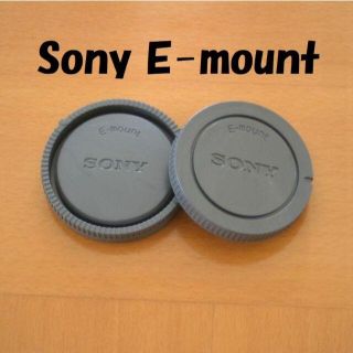 新品 Sony α Eマウント用　互換リヤレンズ & ボディキャップ(ミラーレス一眼)