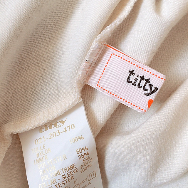titty&co(ティティアンドコー)のtity&co ブラウス レディースのトップス(シャツ/ブラウス(半袖/袖なし))の商品写真